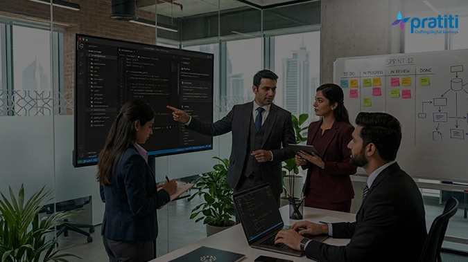 AI-assisted SDLC sprint workflow for GCC engineering teams in India: planning, implementation, review, testing, retrospective