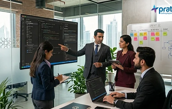 AI-assisted SDLC sprint workflow for GCC engineering teams in India: planning, implementation, review, testing, retrospective